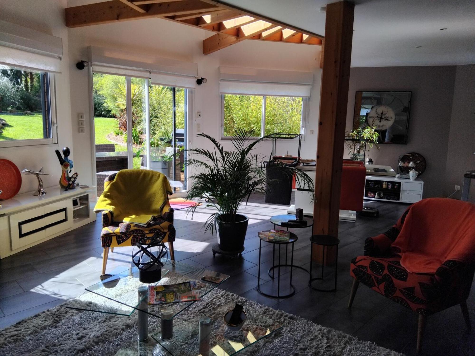 Chambre Dans Un Ecrin De Verdure Angrie Buitenkant foto